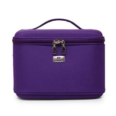 Grand vanity de voyage violet