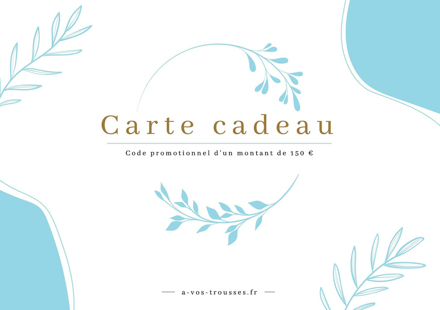 Carte cadeau 150 euros - À vos trousses