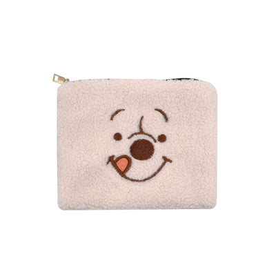 Trousse de toilette peluche beige - À vos trousses